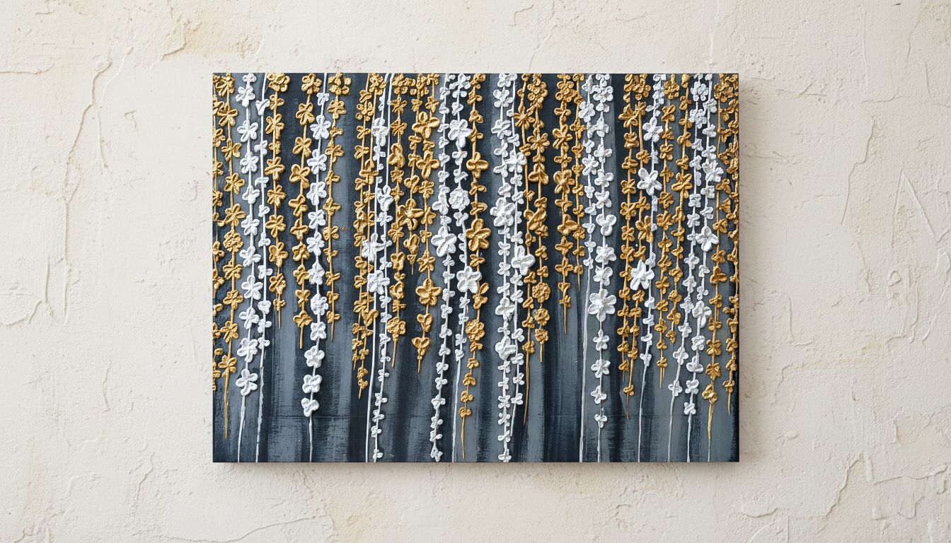 Elegant floral vine artwork Elegant floral vine artwork