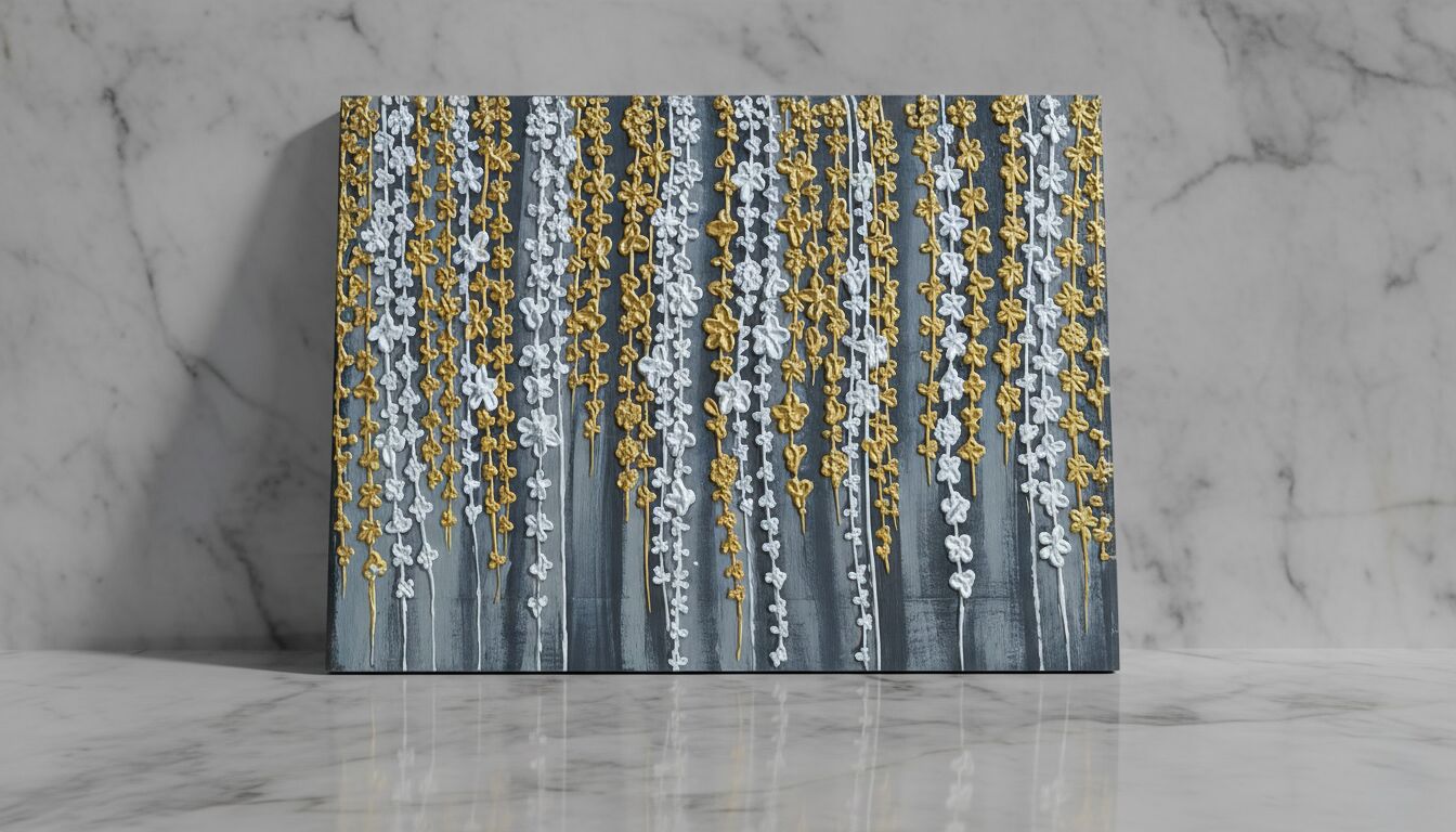 Elegant floral vine artwork Elegant floral vine artwork