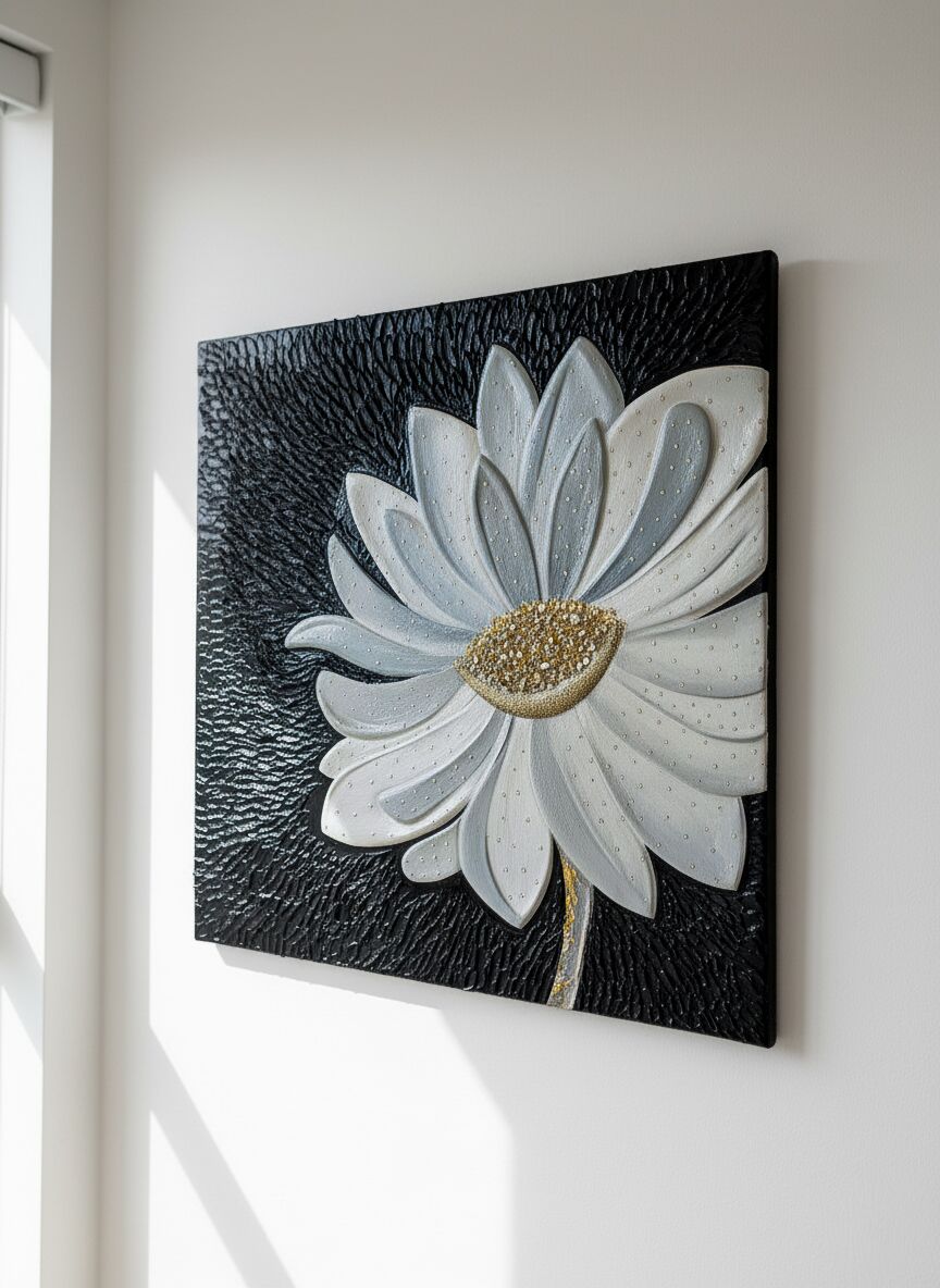 Serenity Bloom – Abstract Texture Art Serenity Bloom – Abstract Texture Art