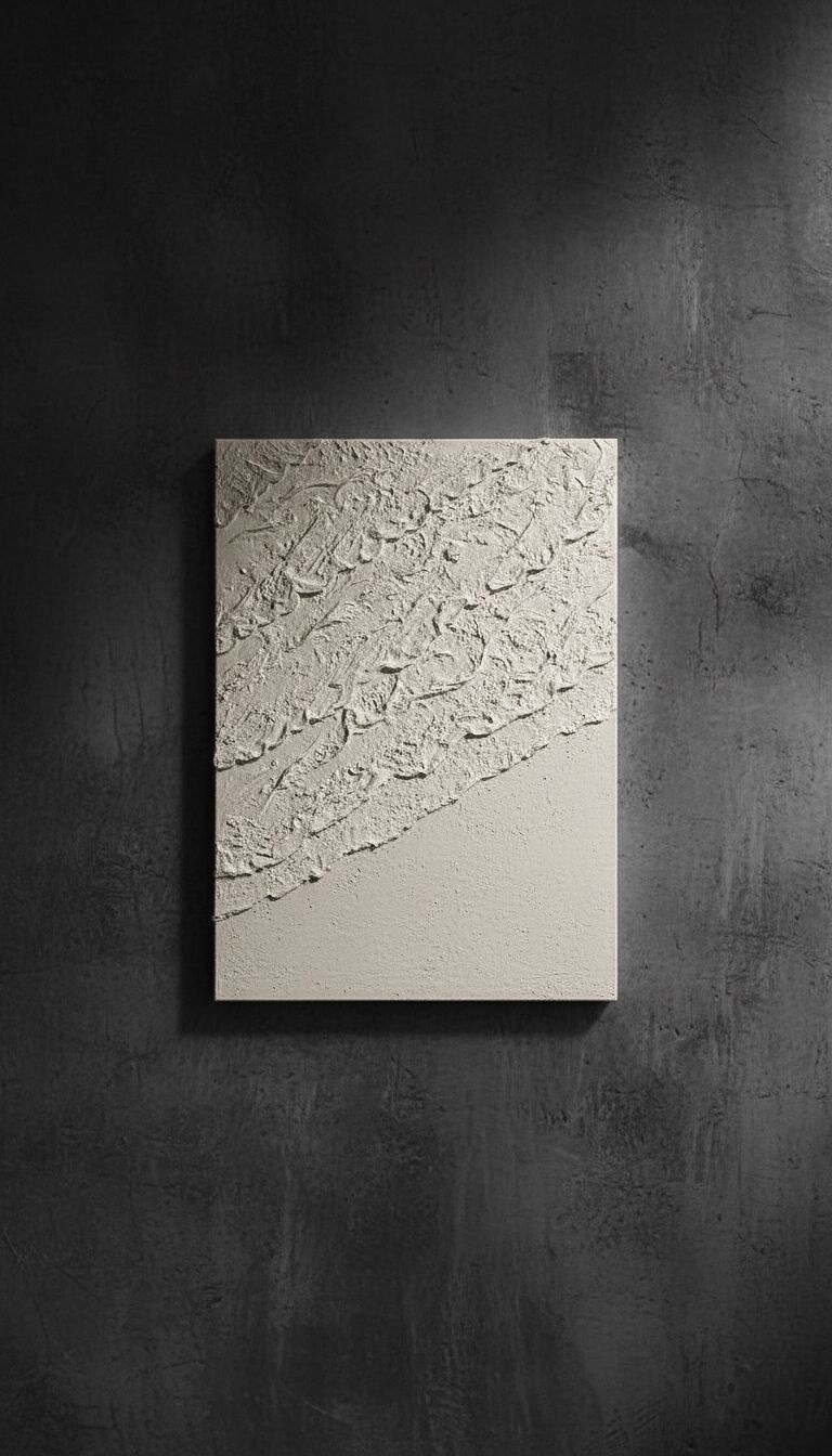 Painted with acrylic Sea Raw Painted with acrylic Sea Raw