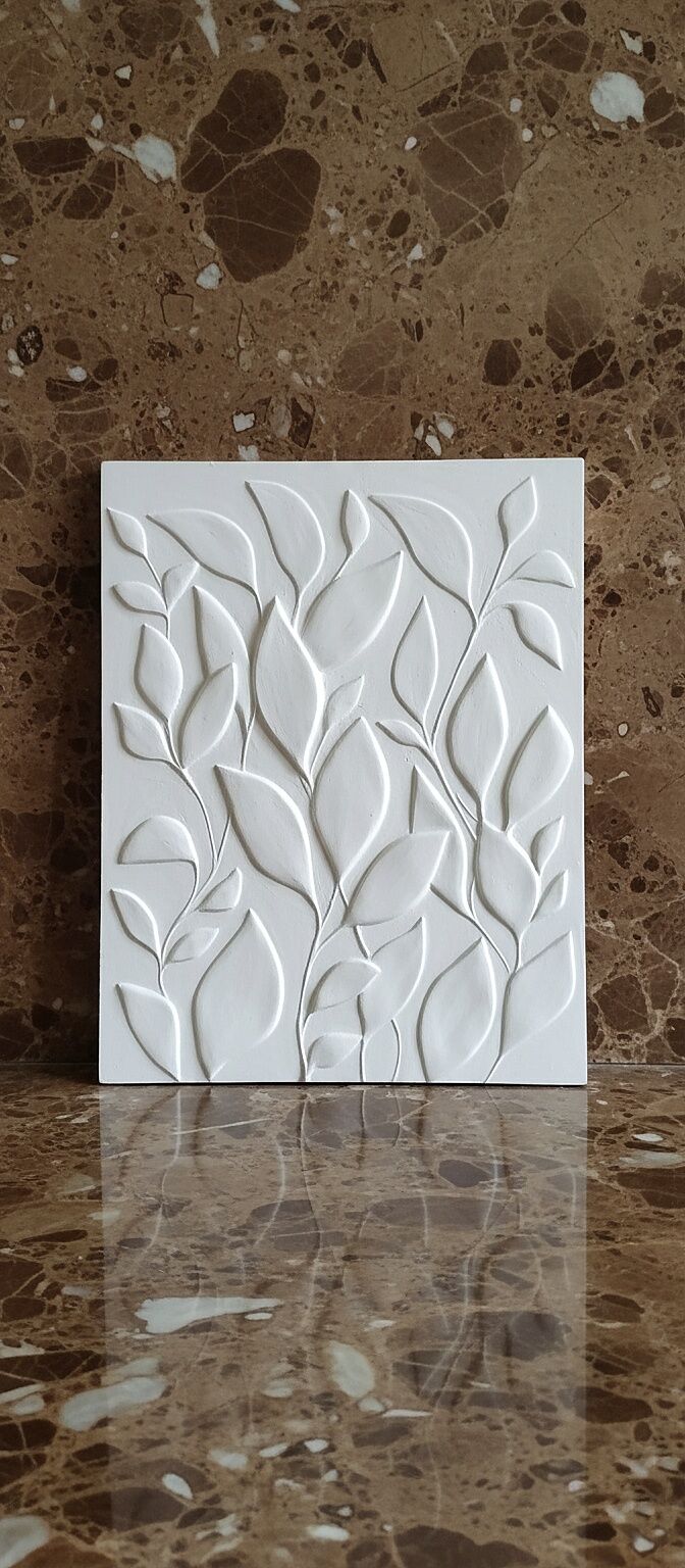 Textured Leaf Art โ Smooth Acrylic Texture raw 2 Textured Leaf Art โ Smooth Acrylic Texture raw 2