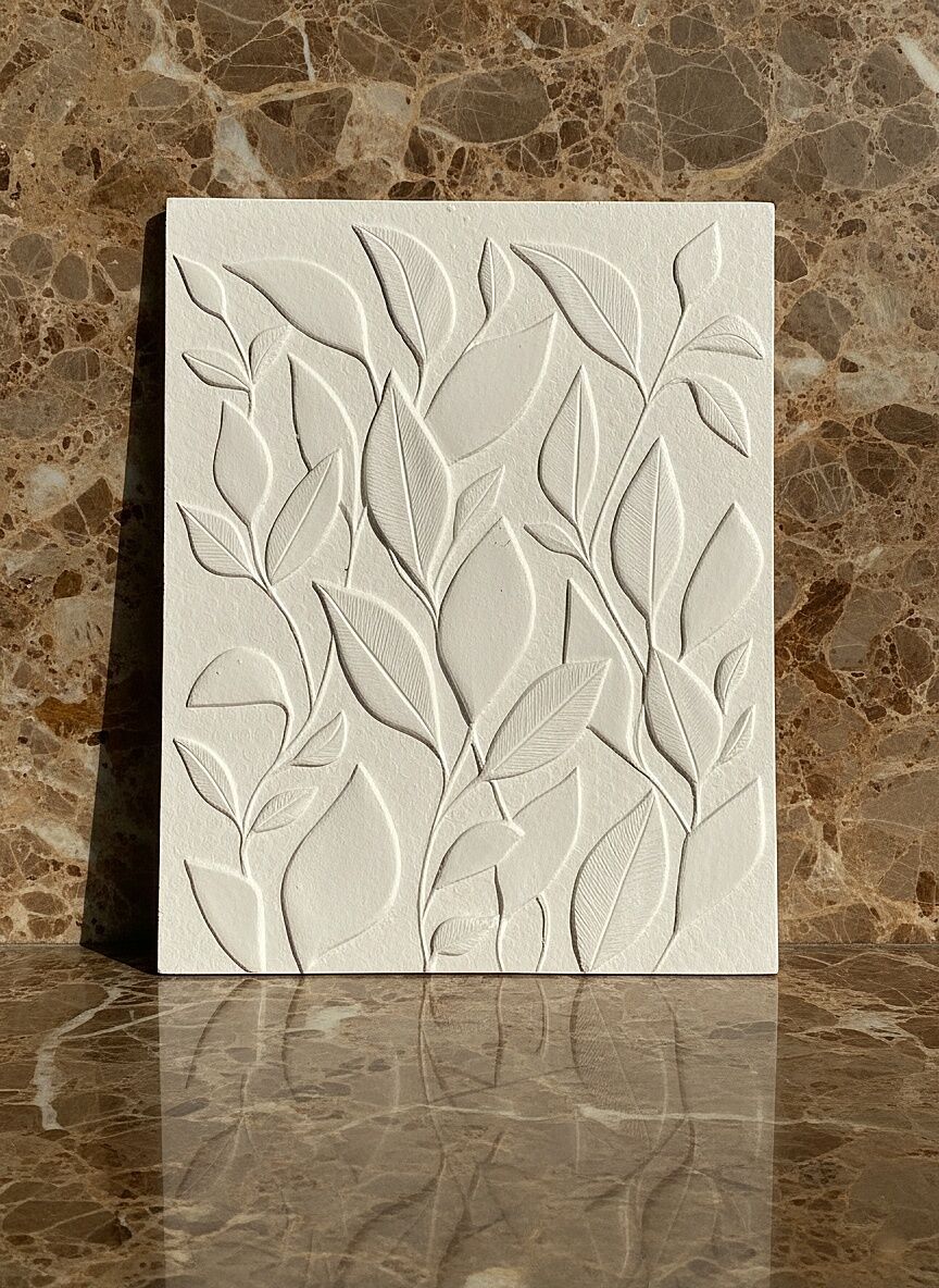 Textured Leaf Art โ Smooth Acrylic Texture raw Textured Leaf Art โ Smooth Acrylic Texture raw