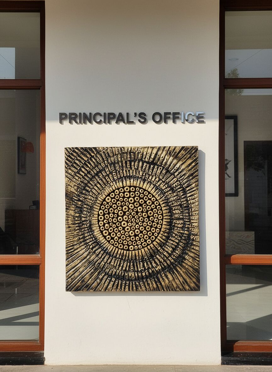 Radiating Energy โ Abstract Texture Art Wall texture art handcrafted design